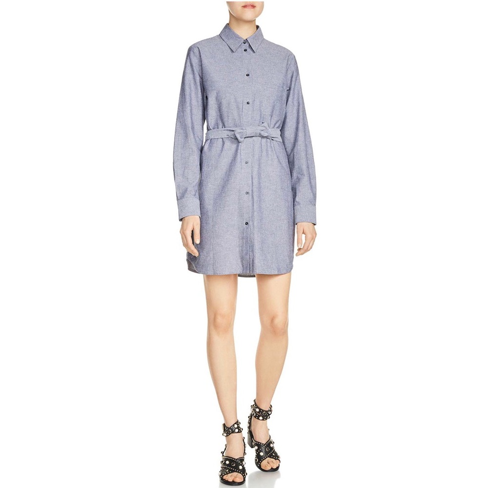 Maje Degriffe Long Sleeve Buffon Down Dress